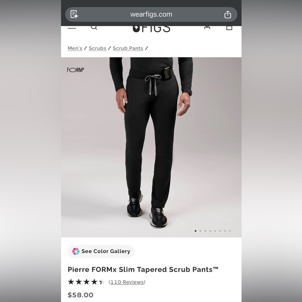 Pierre formX figs pants
